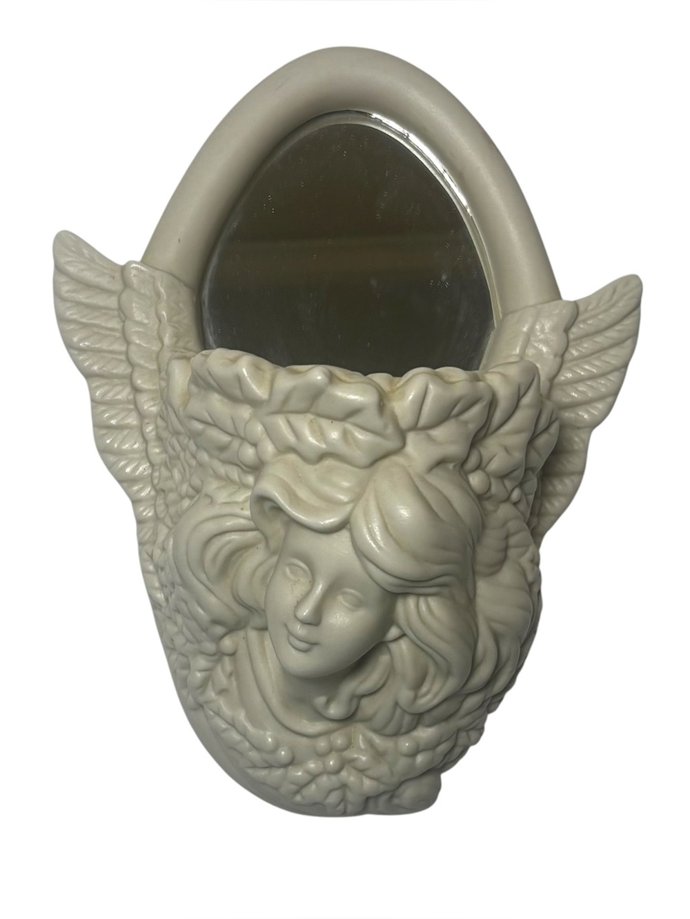 House of Lloyd "Heavenly Reflections" Angel Mirrored Wall Pocket Candle Holder